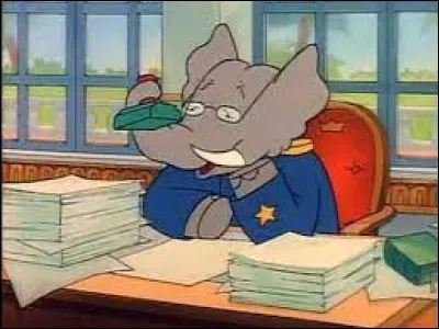 Comment s'appelle le vieil éléphant et conseiller de Babar ?