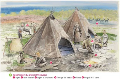 Comment étaient installés les chasseurs du Campement de Pincevent ?