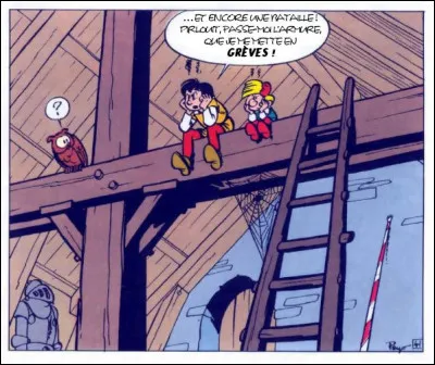 Le chevalier Johan a l'air morose. Mais que veut-il dire par cette expression avec ce terme de ''grèves'' ?