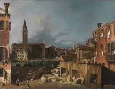 À quel artiste doit-on ce tableau intitulé ''La Cour du tailleur de pierre'', entre 1727 et 1728 ?