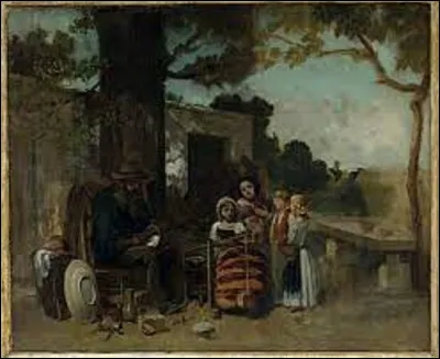 Parmi ces trois réalistes, lequel a exécuté cette toile intitulée ''Le Rétameur'', en 1841 ?