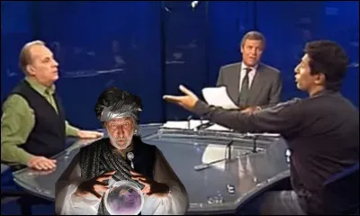 Je vois un débat houleux entre Michel Serrault et Nagui. L'un des deux quittes le plateau. Vrai ou faux ?