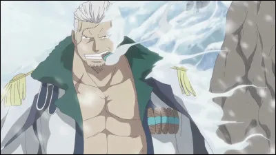 Il est un vice-amiral de la Marine, membre du G5. Il finit par coopérer avec Law et Luffy. 
Qui est-ce ?