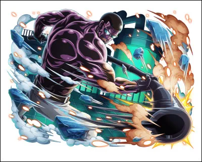 C'est un agent double. Il opère sous le couvert de la Marine pour protéger les intérêts de Doflamingo sur l'île de Punk Hazard. 
Qui est-ce ?