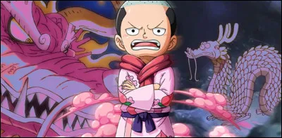 Il est le fils que Kin'emon essaie de trouver. Il a mangé un fruit du démon artificiel lui conférant la capacité de se transformer en dragon. 
Qui est-ce ?