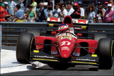 Il court cinq saisons chez Ferrari, de 1991 à 1995, dispute 79 grands prix ; souvent malchanceux, il remporte une victoire, au Canada en 1995 ; il est ainsi le dernier pilote français à avoir remporté un grand prix avec Ferrari : c'est ...