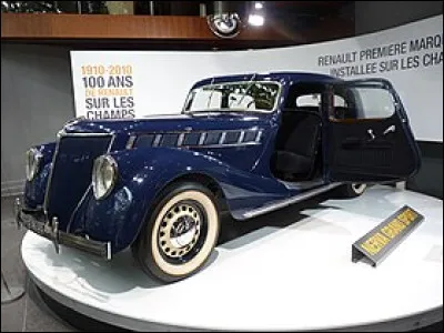 Quelle voiture a été utilisée en 1938 par Albert Lebrun et Philippe Pétain ?