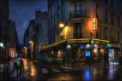 Dans la chanson de quel chanteur "À Paris, en vélo, on dépasse les autos" ?