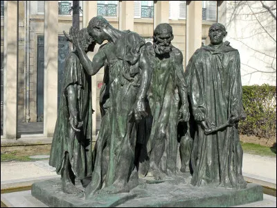 ''Les Bourgeois de Calais'' est une sculpture qui a été sculptée par Auguste Rodin en :