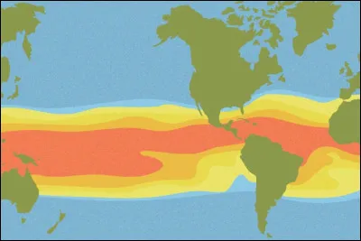 Quel courant chaud du Pacifique entraîne périodiquement des dérèglements climatiques mondiaux ?