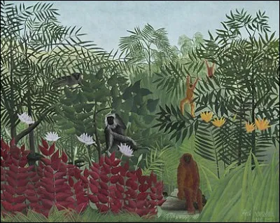 À quel peintre doit-on le tableau ''Forêt tropicale avec singes'' ?