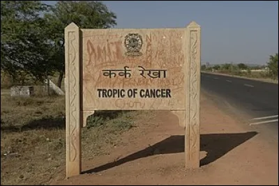 Combien de pays sont traversés par le tropique du Cancer ?