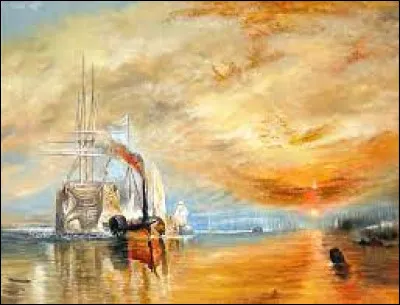 Qui a peint ce tableau intitulé " Le Dernier Voyage du Téméraire" ?