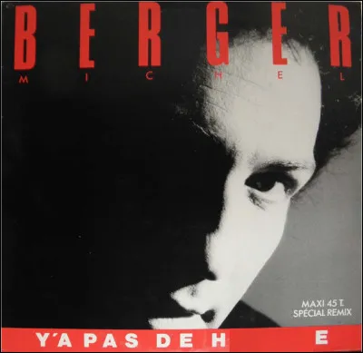 Quelle est cette chanson en Y de 1985 interprétée par Michel Berger ?