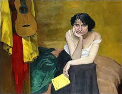 Et on clôt ce volet avec ce tableau intitulé ''Femme et guitare''. De ces trois nabis, lequel a réalisé cette toile, en 1913 ?