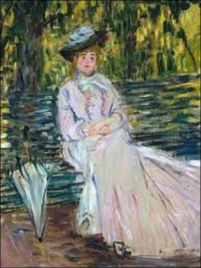 On débute notre voyage pictural en cherchant un impressionniste. De ces trois artistes, lequel a peint, vers 1874, ce tableau intitulé ''Femme assise sur un banc'' ?