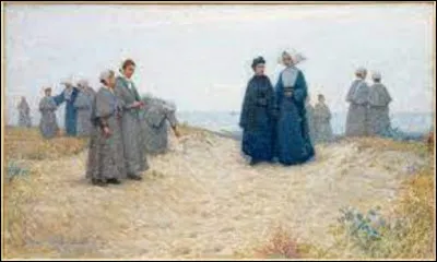 Datant de 1888, ''La Promenade des orphelines'' est une huile sur toile postimpressionniste. Quel artiste a exécuté ce tableau ?