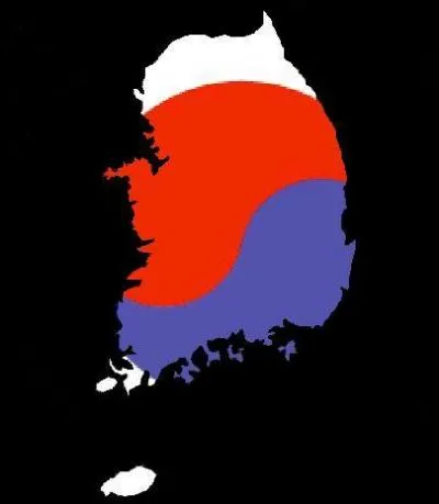 O se trouve la Core Du Sud ?