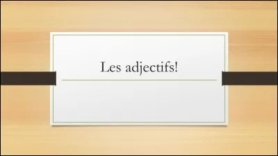 Si on devait te décrire en un adjectif, ce serait lequel ?