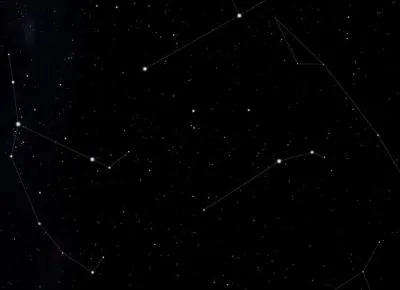 Quelle constellation manque au centre de l'image ?