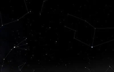 Quelle constellation manque au centre de l'image ?