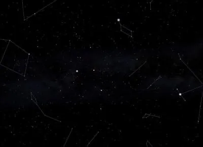 Quelle constellation manque au centre de l'image ?