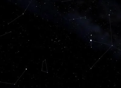 Quelle constellation manque au centre de l'image ?