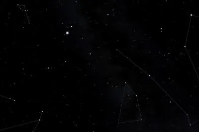 Quelle constellation manque au centre de l'image ?