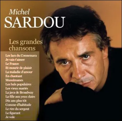 Quelle est cette chanson d'amour de 1976, interprétée par Michel Sardou ?