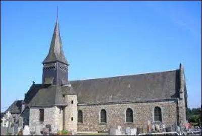 Vous avez sur cette image l'église Notre-Dame-de-la-Nativité à Moncy. Village Ornais, il se situe en région ...