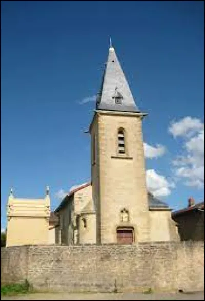 Ici, vous avez l'église Saint-Georges, à Roncourt. Village lorrain, dans la métropole Messine, il se situe ...