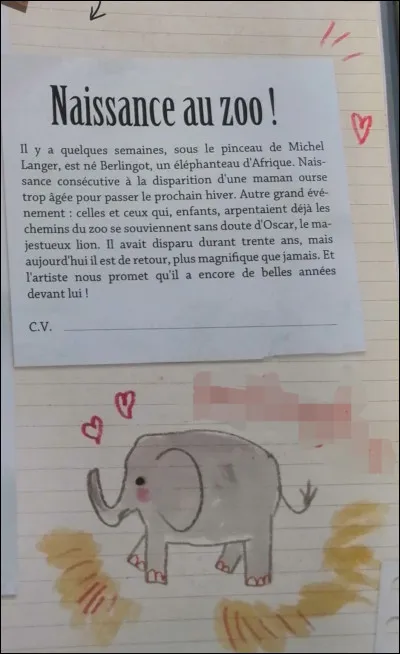 Comment s'appelle le nouveau n&eacute; du zoo ?