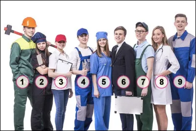 Si tu devais choisir un m&eacute;tier parmi ceux-l&agrave;, ce serait :