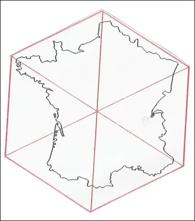 De quelle forme est la France ? Celle...