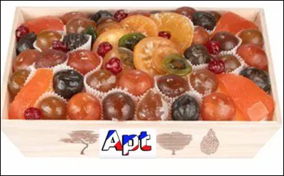 La ville célèbre pour ses fruits confits, c'est Gap.