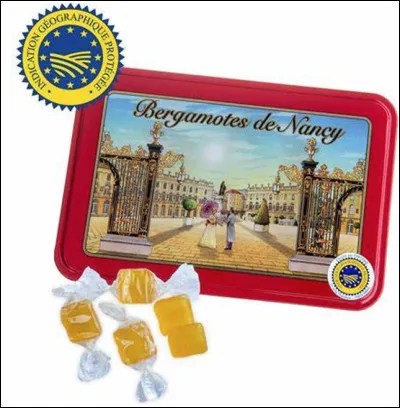 La ville célèbre pour ses bergamotes, c'est Nancy.