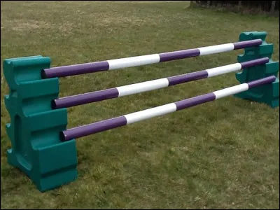 Je peux faire du saut d'obstacle.