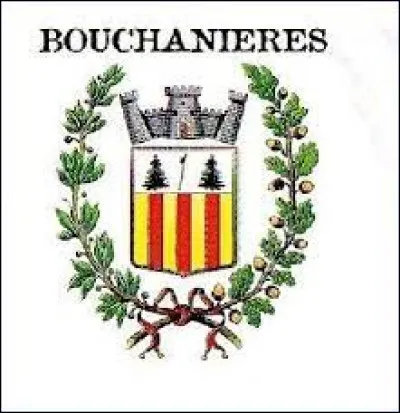 Voici le blason de Bouchannières, hameau Maralpin dépendant du village de Guillaumes. Il se situe en région ...