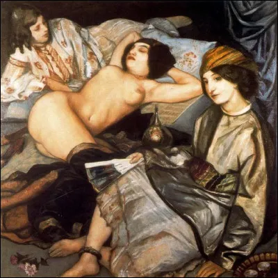 Qui a peint "Au harem" ?