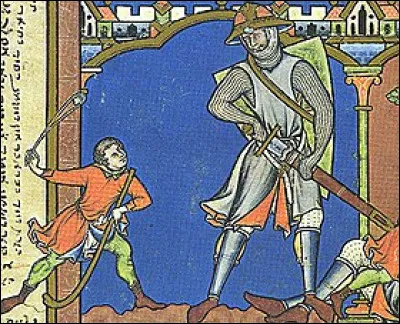 Comment s'appelle l'épée de Goliath que le roi David prit pour le décapiter et qu'il conserva comme butin ?