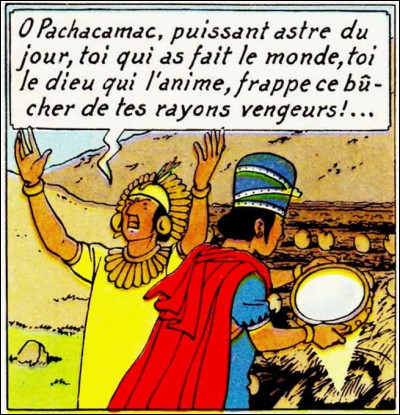 Dans quel album, Tintin rencontre-t-il des Incas ?