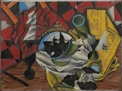 De ces trois cubistes, lequel a réalisé, en 1913, cette nature morte intitulée ''Poires et Raisins sur une table'' ?
