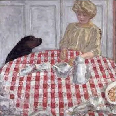 À quel nabi doit-on, en 1910, cette huile sur toile intitulée ''La Nappe à carreaux rouges'' ?