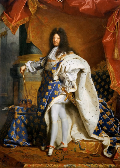Qui réalise ce fameux portrait de Louis XIV intitulé ''Portrait de Louis XIV en costume de sacre'' ?