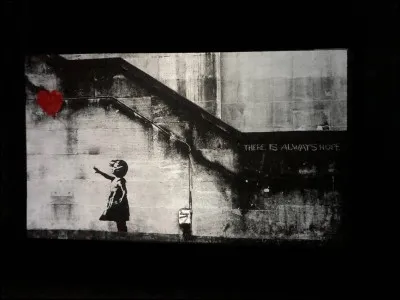 Comment se nomme le mystérieux peintre qui a peint ce graffiti ?