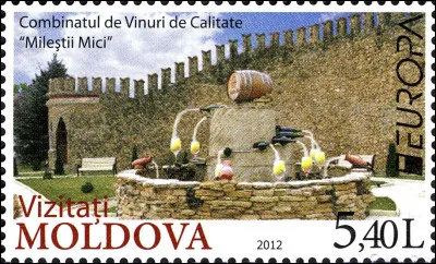 La Moldavie > Mais qu'est-ce qui coule comme ça de cette étonnante fontaine, à mol d'avis en Moldavie ?