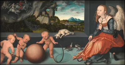 Quelle est la nationalité du peintre Lucas Cranach l'Ancien, à qui l'on doit la toile "Melancholia" ?