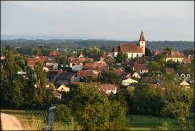 Commune de l'agglom&eacute;ration Mulhousienne, Eschentzwiller se situe dans le d&eacute;partement ...