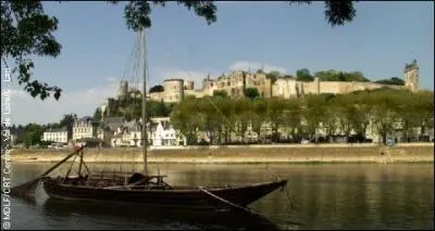 Chteau du Val de Loire, sa forteresse royale surplombe la ville. C'est l qu'a eut lieu la rencontre historique de Jeanne d'Arc et du Dauphin, futur Charles VII :