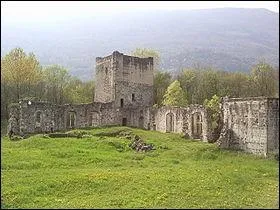 Ruine d'un chteau situ dans la ville du Bourget, de quel chteau s'agissait-il ?